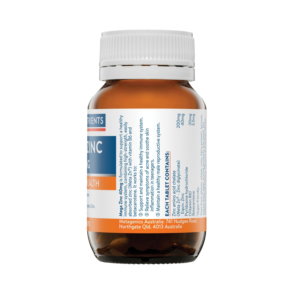 ETHICAL NUTRIENTS MEGA ZINC 40MG 120T