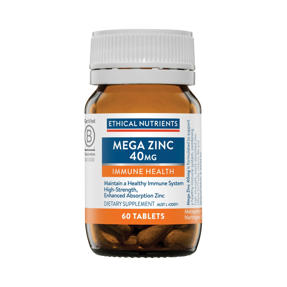 ETHICAL NUTRIENTS MEGA ZINC 40MG 60T