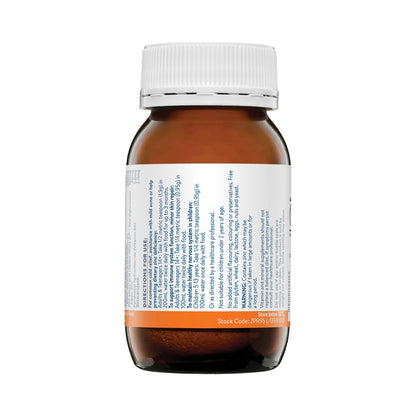 ETHICAL NUTRIENTS MEGA ZINC 40MG VITAMIN C RASPBERRY 95G