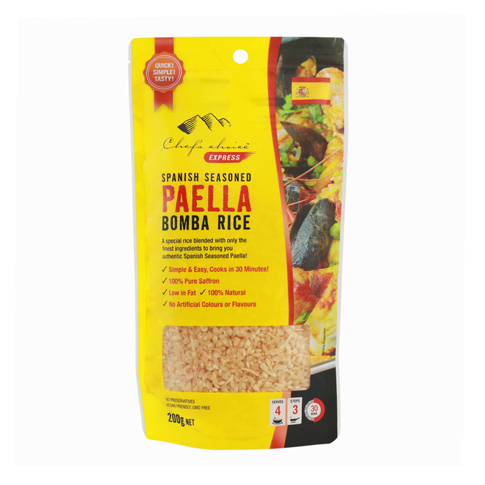 Chef's Choice Arroz Bomba Spanish Paella Rice 500g