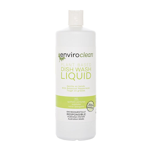 EnviroClean Plant Based Dish Wash Liquid (botanical peppermint) Liquid 1L