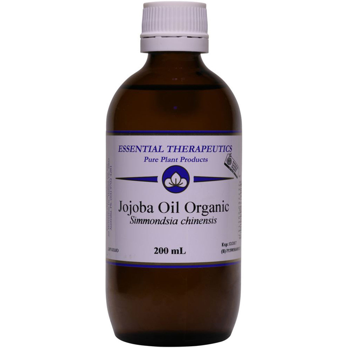 ESSENTIAL THERAPEUTICS Vegetable Oil Organic Jojoba 200ml