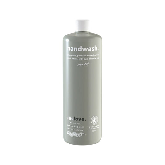 Euclove Hand Wash Lemongrass, Palmarosa & Cedarwood 1L