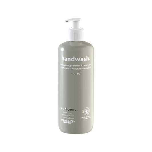 Euclove Hand Wash Lemongrass, Palmarosa & Cedarwood Pump 500ml