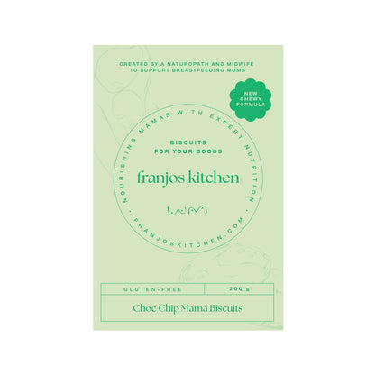 FRANJOS KITCHEN MAMA BISCUITS GLUTEN-FREE CHOC CHIP 200G