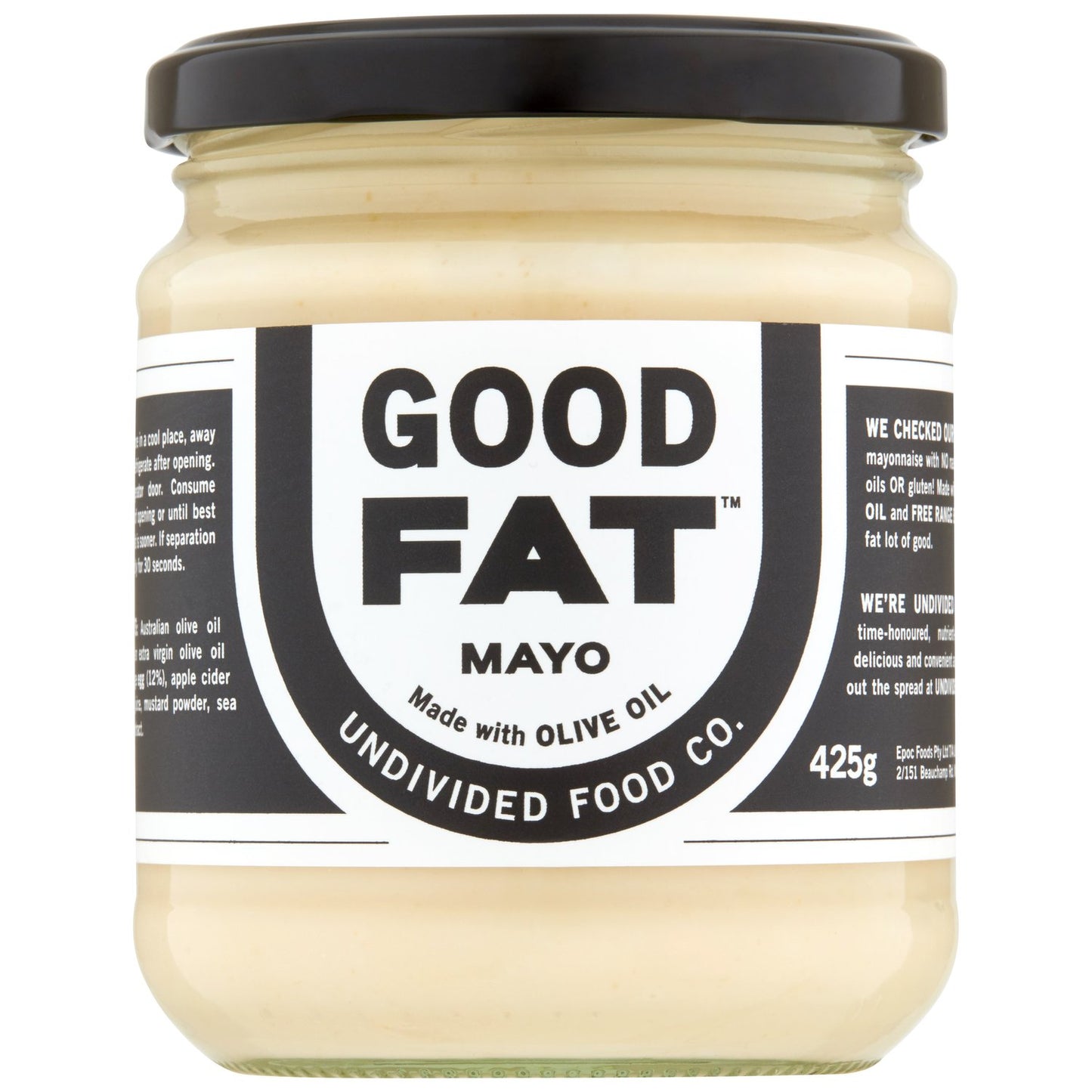 GOOD FAT™ Mayo Made with Olive Oil and Free Range Whole Eggs