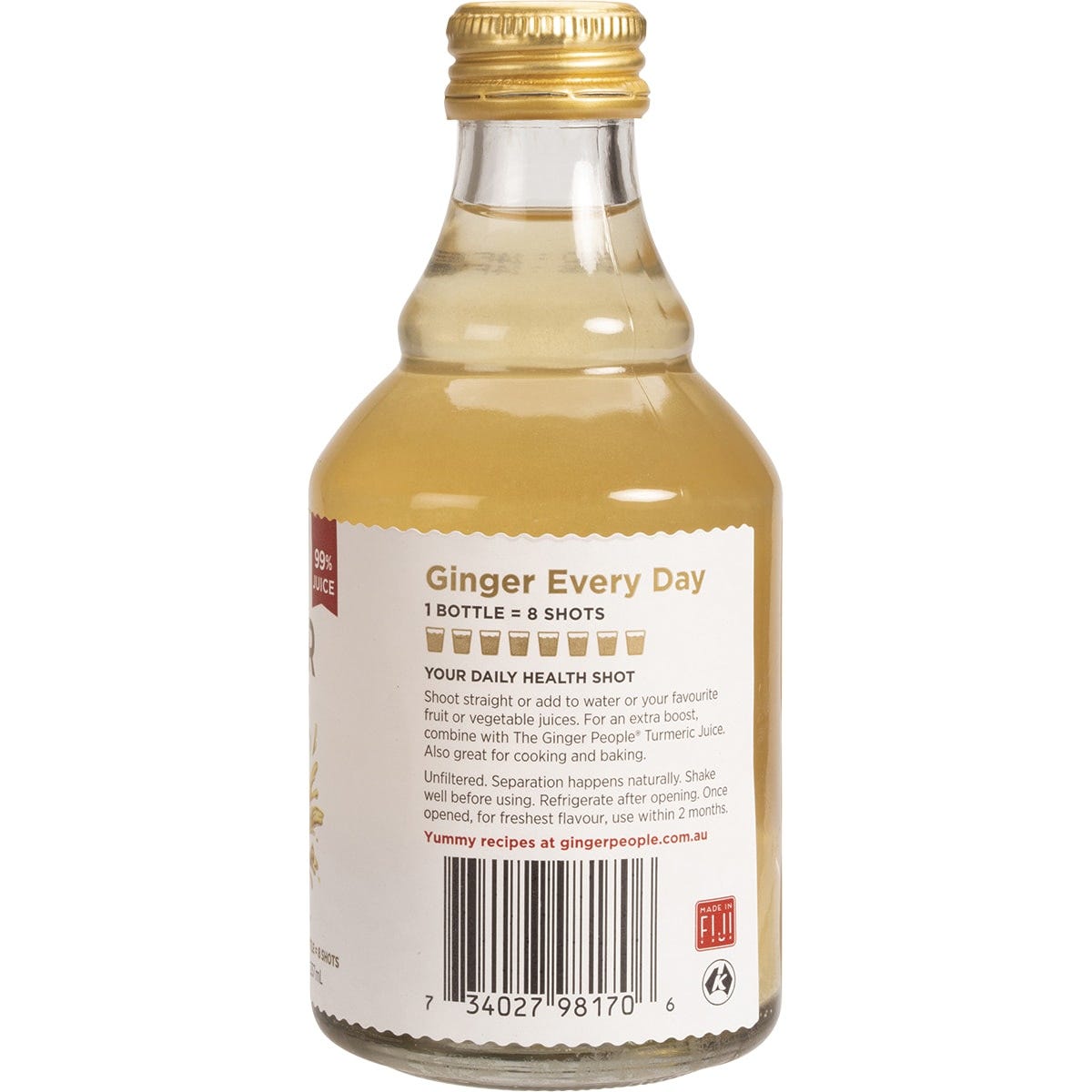 The Ginger People Ginger Juice 6x237ml