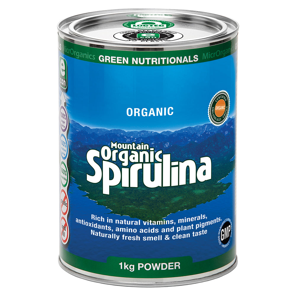Green Nutritionals Mountain Organic Spirulina Powder 1kg