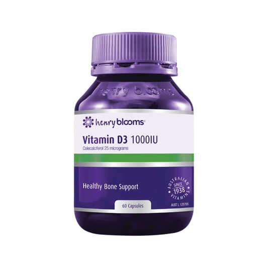 Henry Blooms Vitamin D3 1000 IU 60c