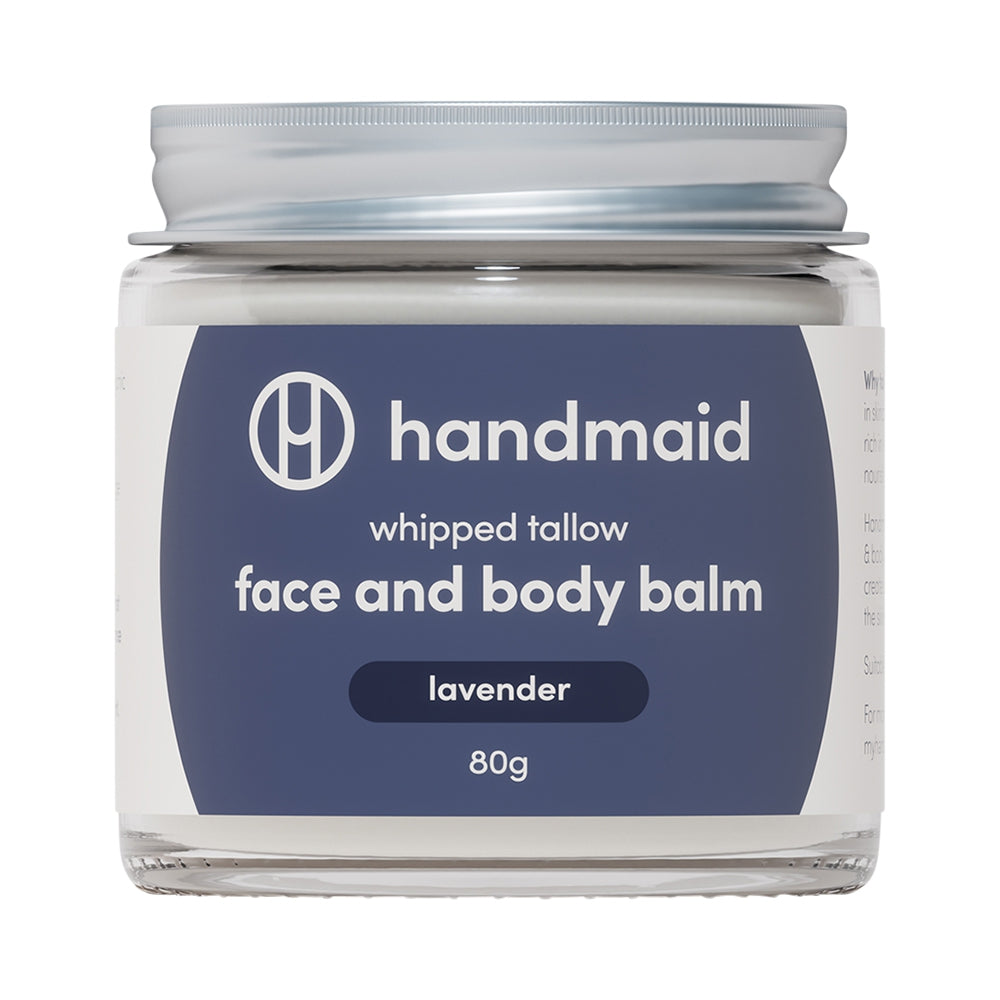 HANDMAID WHIPPED TALLOW FACE AND BODY BALM LAVENDER 80G