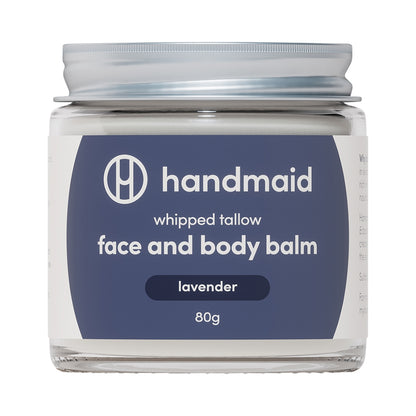 HANDMAID WHIPPED TALLOW FACE AND BODY BALM LAVENDER 80G