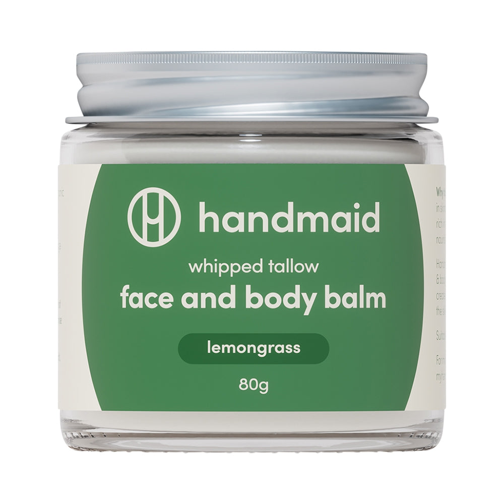 HANDMAID WHIPPED TALLOW FACE AND BODY BALM LEMONGRASS 80G