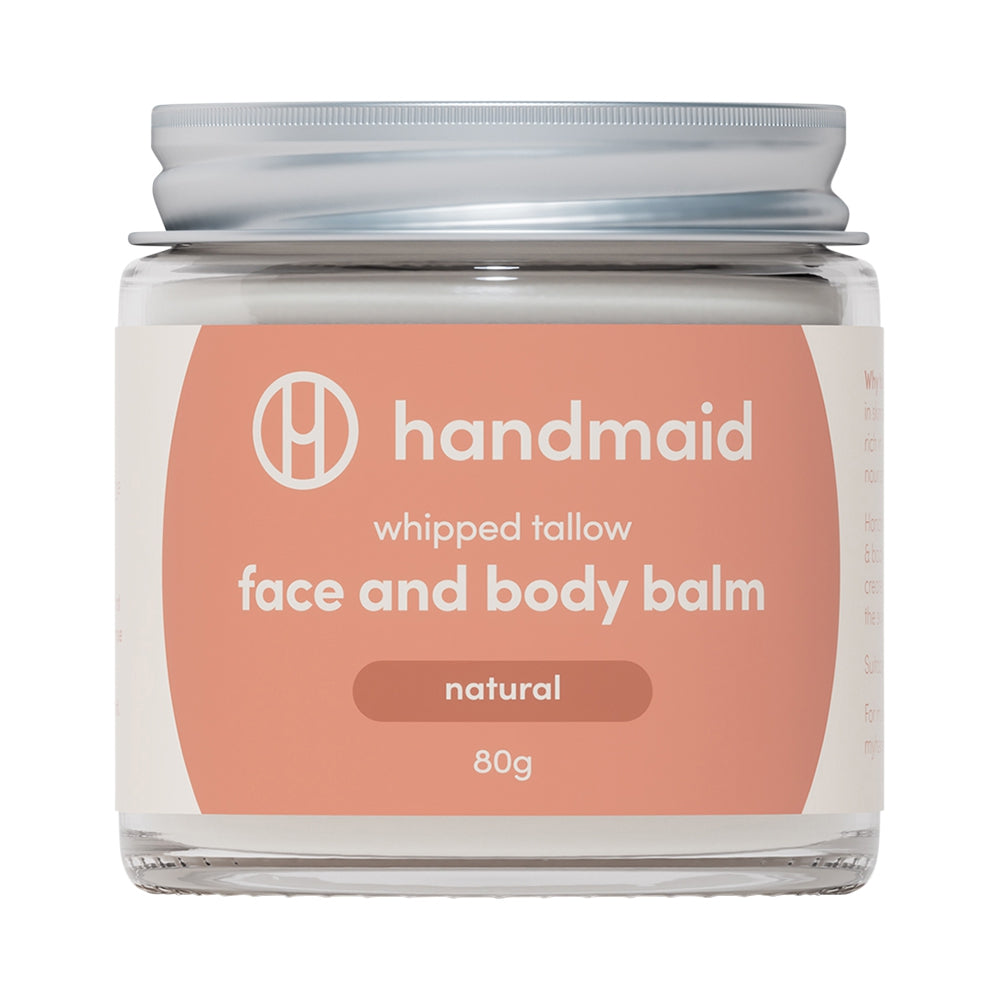 HANDMAID WHIPPED TALLOW FACE AND BODY BALM NATURAL 80G