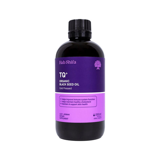 Hab Shifa TQ+ Organic Cold Pressed Black Seed Oil 250ml