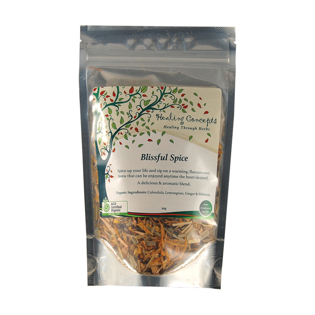 HEALING CONCEPTS Organic Blend Blissful Spice 50g