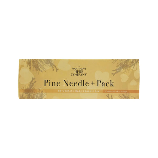 The Heart Centred Herb Company Pine Needle + Pack x 14 Tea Bags x 3 Pack (contains: Pine Needle+ Pure, Immune + Instinct & Antioxidant + Alliance)