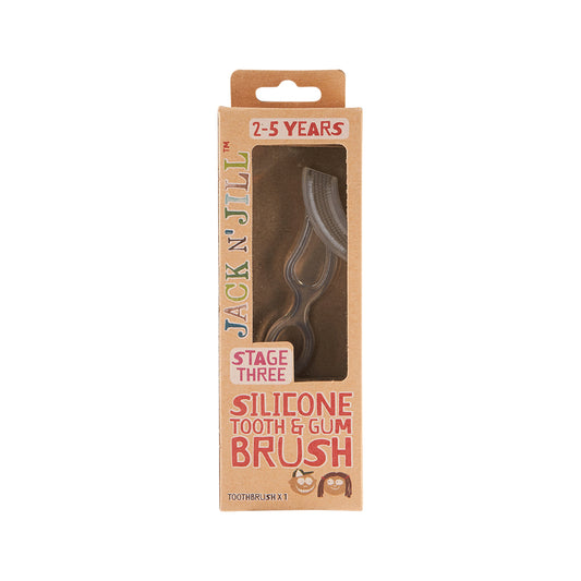 Jack N' Jill Silicone Tooth & Gum Brush Stage Three (2-5 years)