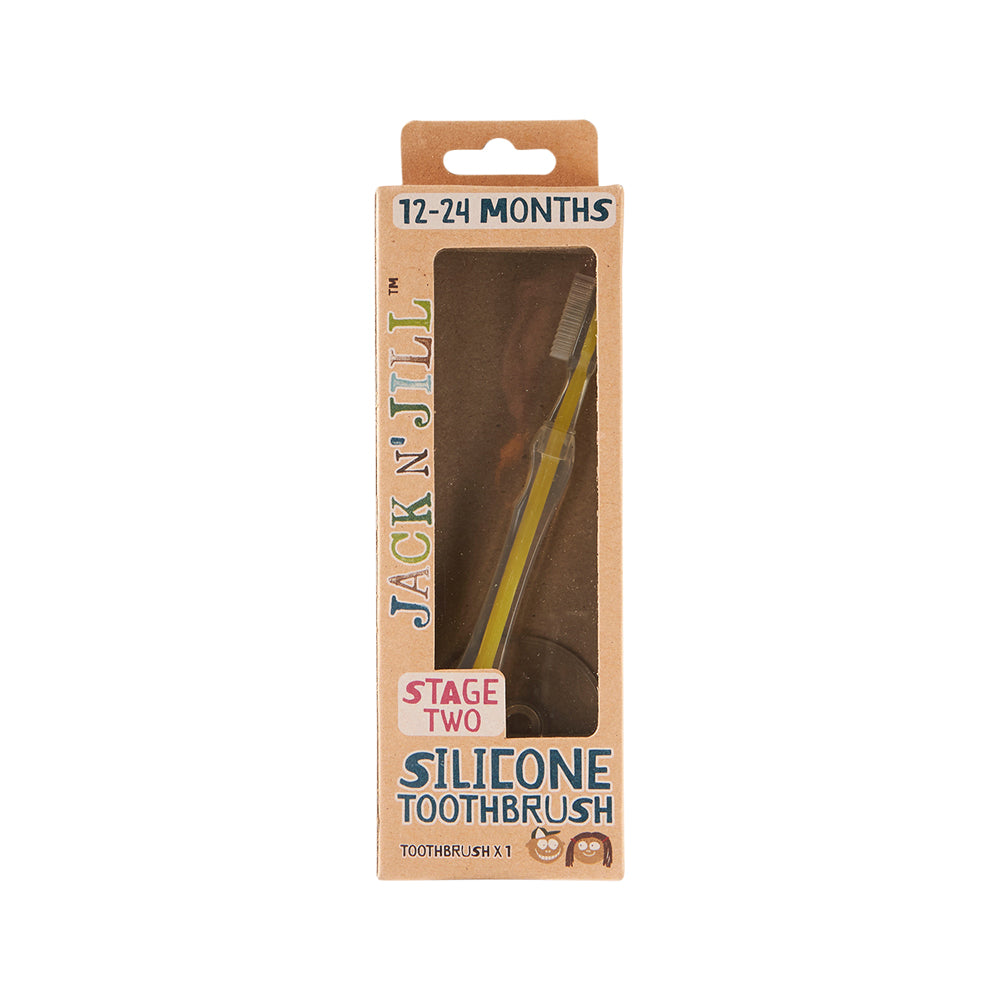 Jack N' Jill Silicone Toothbrush Stage Two (12-24 Months)