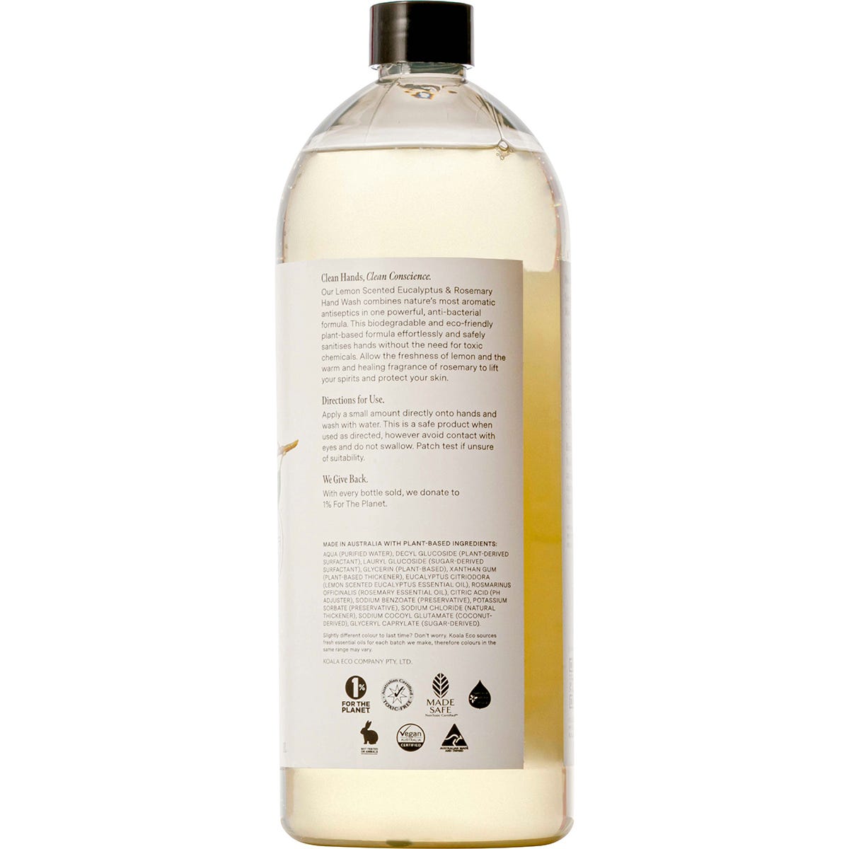 Hand Wash Lemon Scented Eucalyptus & Rosemary