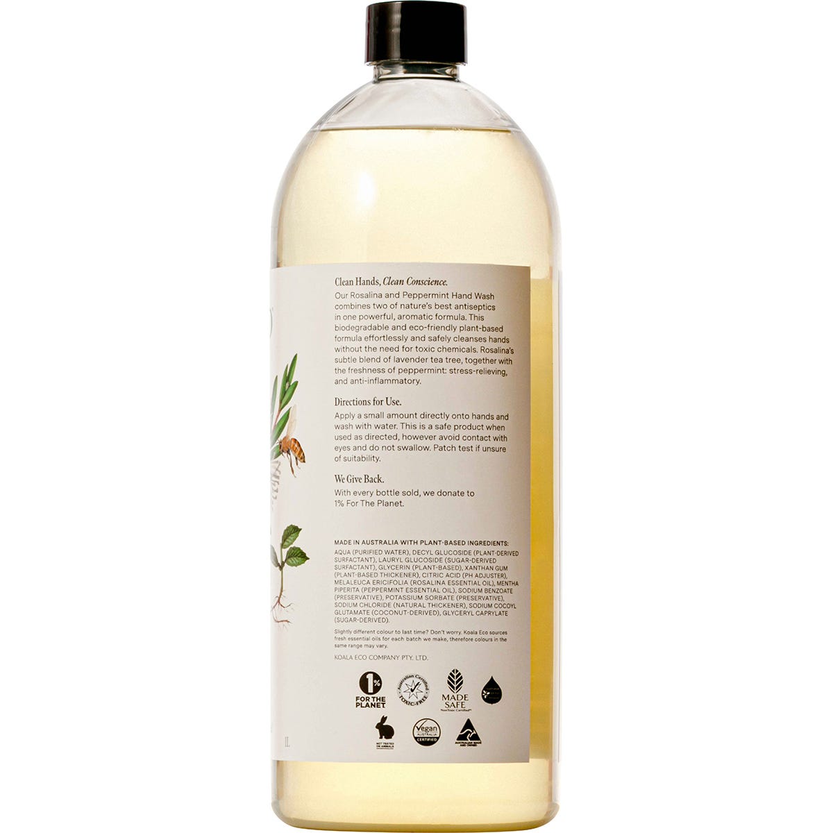 Hand Wash Rosalina & Peppermint 1L