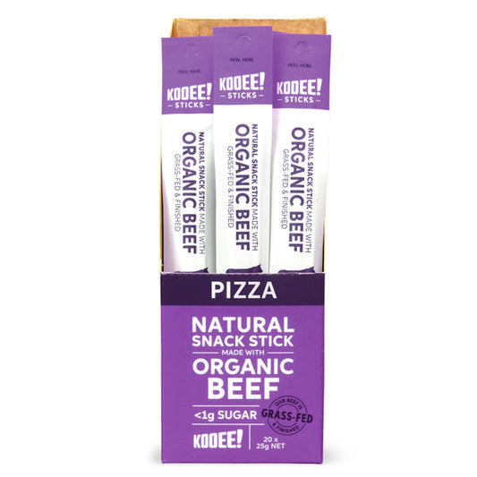 Organic Stick Snack Beef Pizza 25gm (CTN 20)