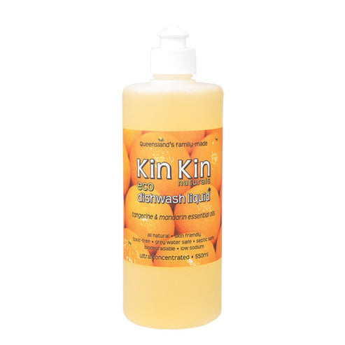Kin Kin Naturals Eco Dishwash Liquid Tangerine 1050ml