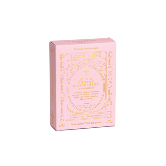 TWIN Black Cherry & Raspberry Ganache 70g (CTN 10)