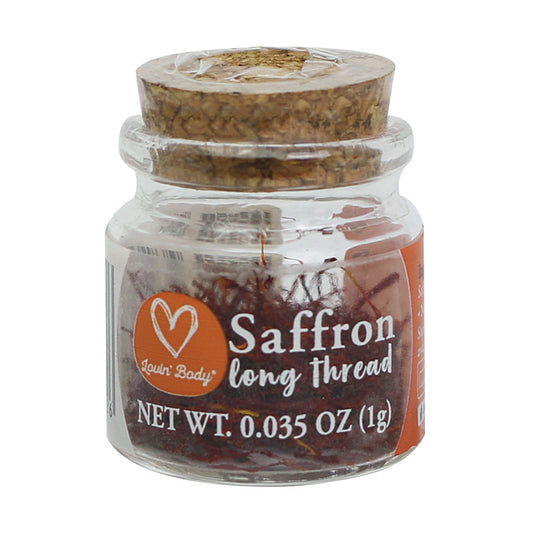 Lovin’ Body Saffron Threads in Glass Jar 1g