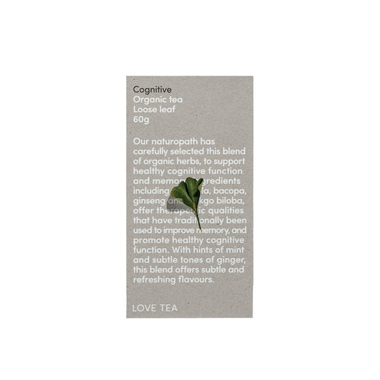 Love Tea Organic Cognitive Tea Loose Leaf 60g