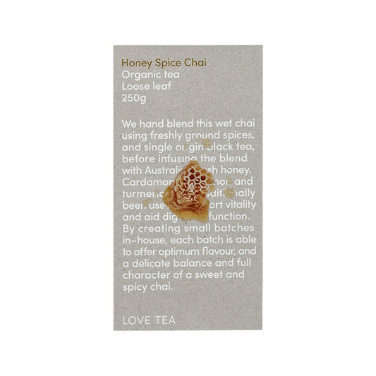 Love Tea Organic Honey Spice Chai Tea Loose Leaf 250g