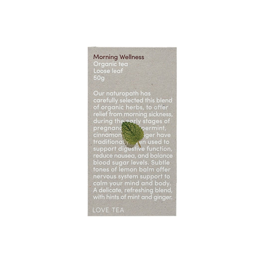 Love Tea Organic Morning Wellness Tea Loose Leaf 50g