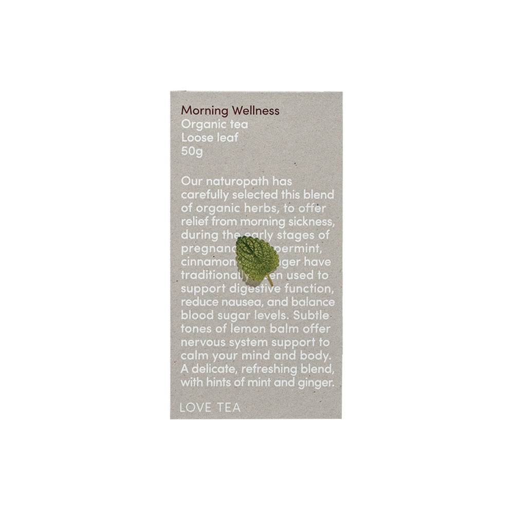 Love Tea Organic Morning Wellness Tea Loose Leaf 50g