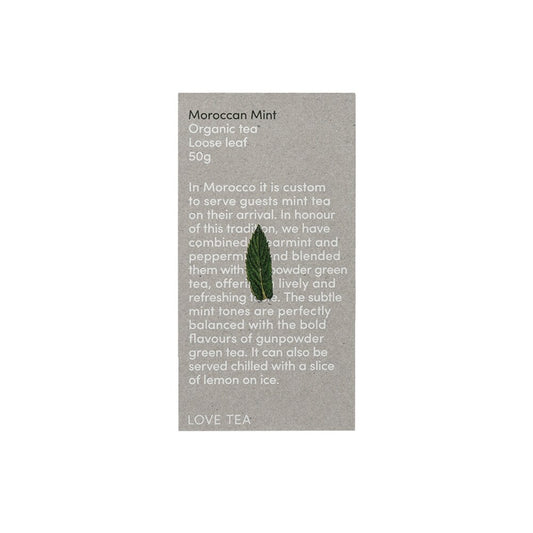 Love Tea Organic Moroccan Mint Tea Loose Leaf 50g