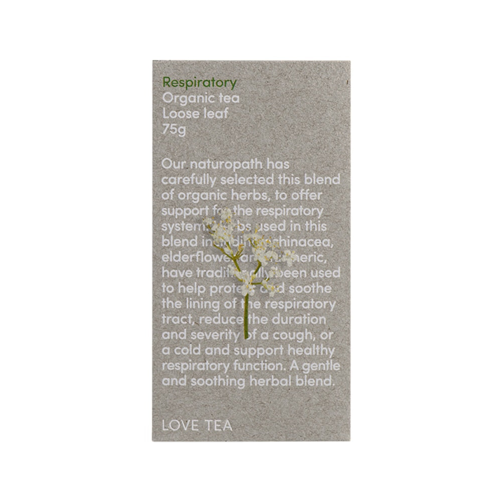 Love Tea Organic Respiratory Tea Loose Leaf 75g
