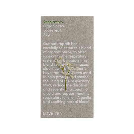 Love Tea Organic Respiratory Tea Loose Leaf 75g