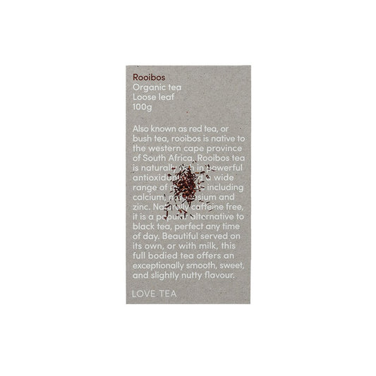 Love Tea Organic Rooibos Tea Loose Leaf 100g