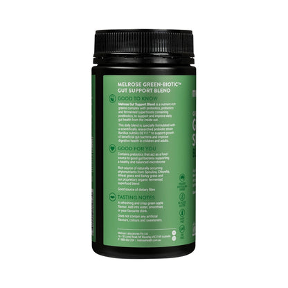 MELROSE GREEN-BIOTIC GUT GUT SUPPORT BLEND GREEN APPLE INSTANT POWDER 120G