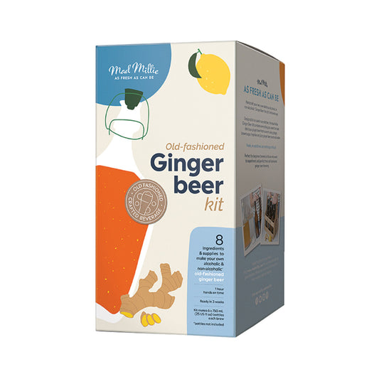 MAD MILLIE Old Fashioned Ginger Beer Kit (please purchase bottles separately)