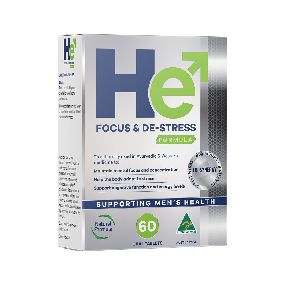 Martin & Pleasance He Focus & De-Stress Formula 60t