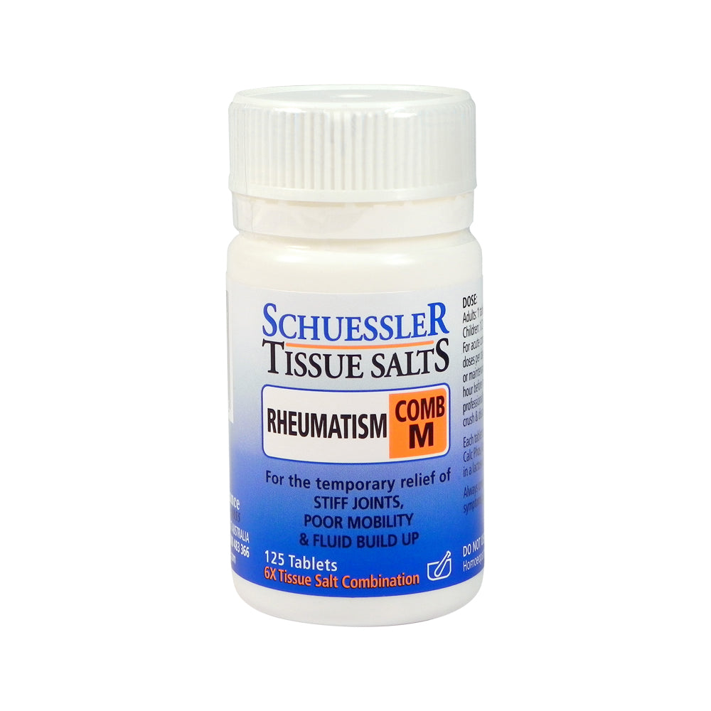 Martin & Pleasance Schuessler Tissue Salts Comb M (Rheumatism) 125t