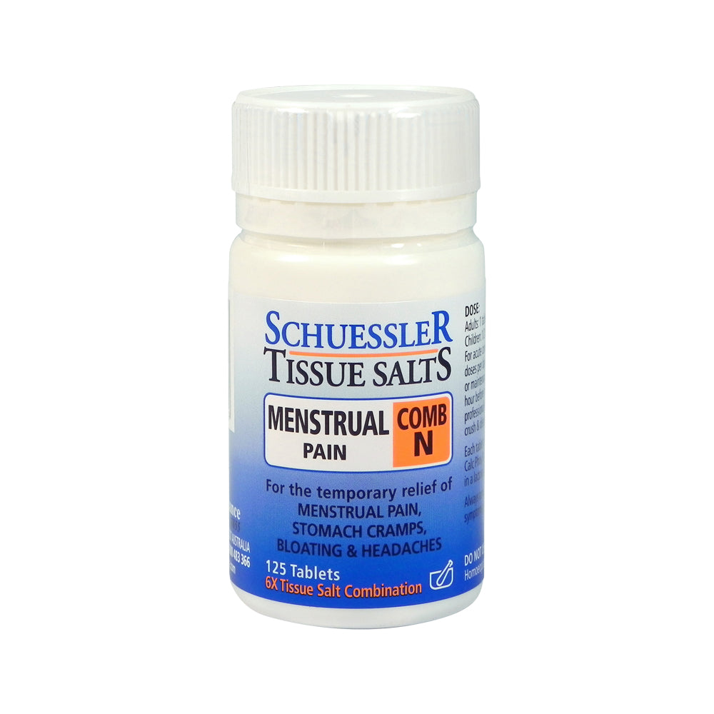 Martin & Pleasance Schuessler Tissue Salts Comb N (Menstrual Pain) 125t