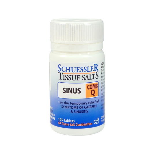 Martin & Pleasance Schuessler Tissue Salts Comb Q (Sinus) 125t