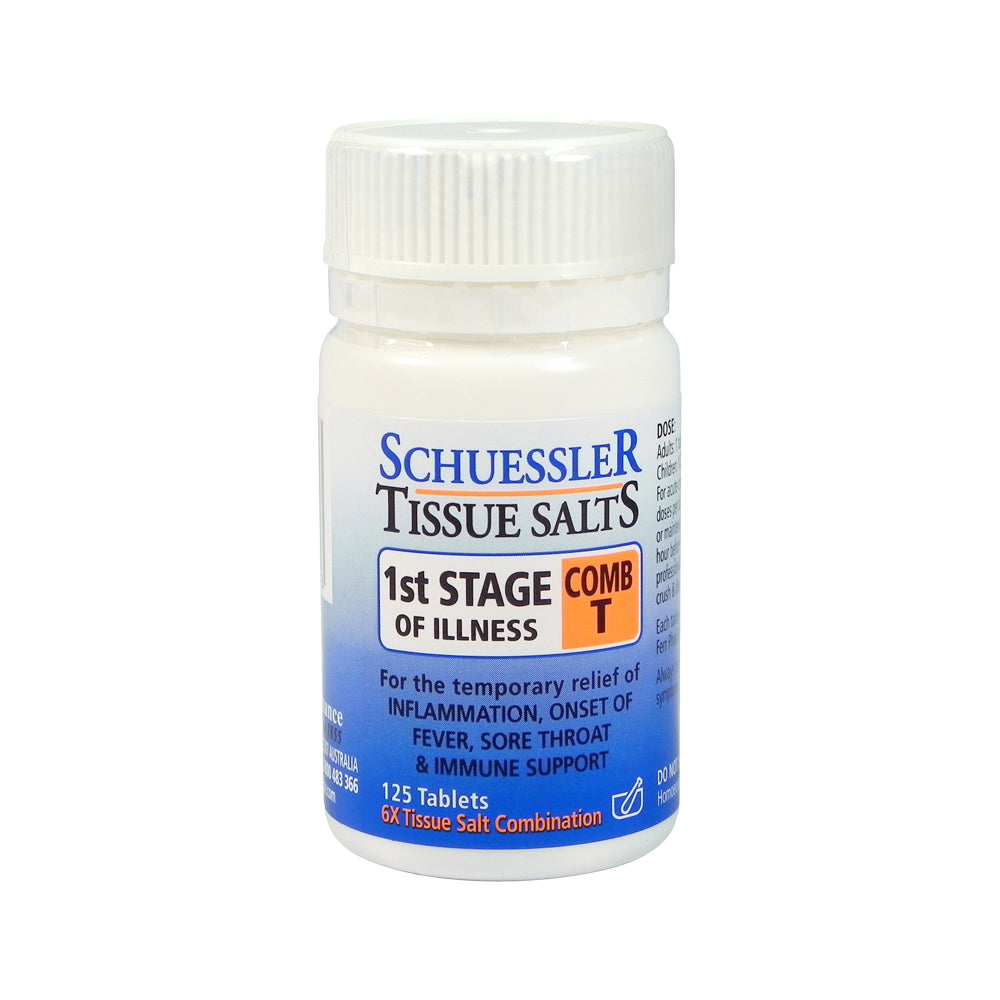 Martin & Pleasance Schuessler Tissue Salts Comb T (1st Stage of Illness) 125t