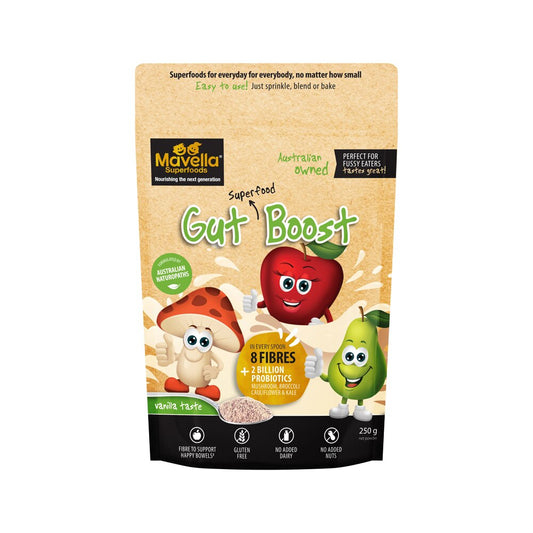 Mavella Superfoods Gut Superfood Smoothie Boost Vanilla 250g