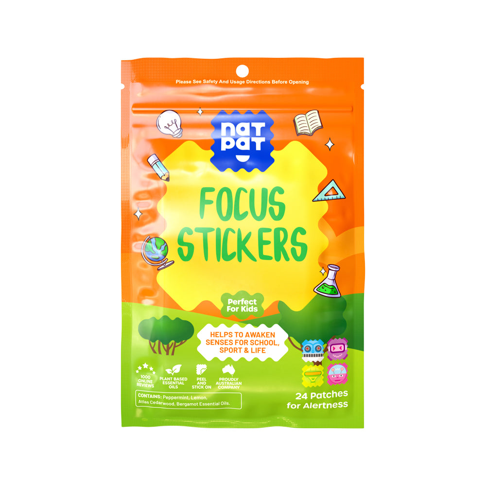 NATPAT Organic Focus Stickers x 24 Pack