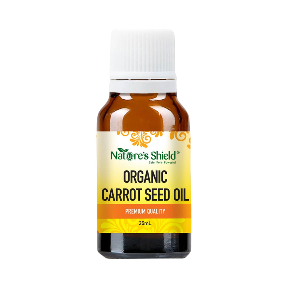 NATURES SHIELD ORGANIC CARROT SEED OIL 25ML