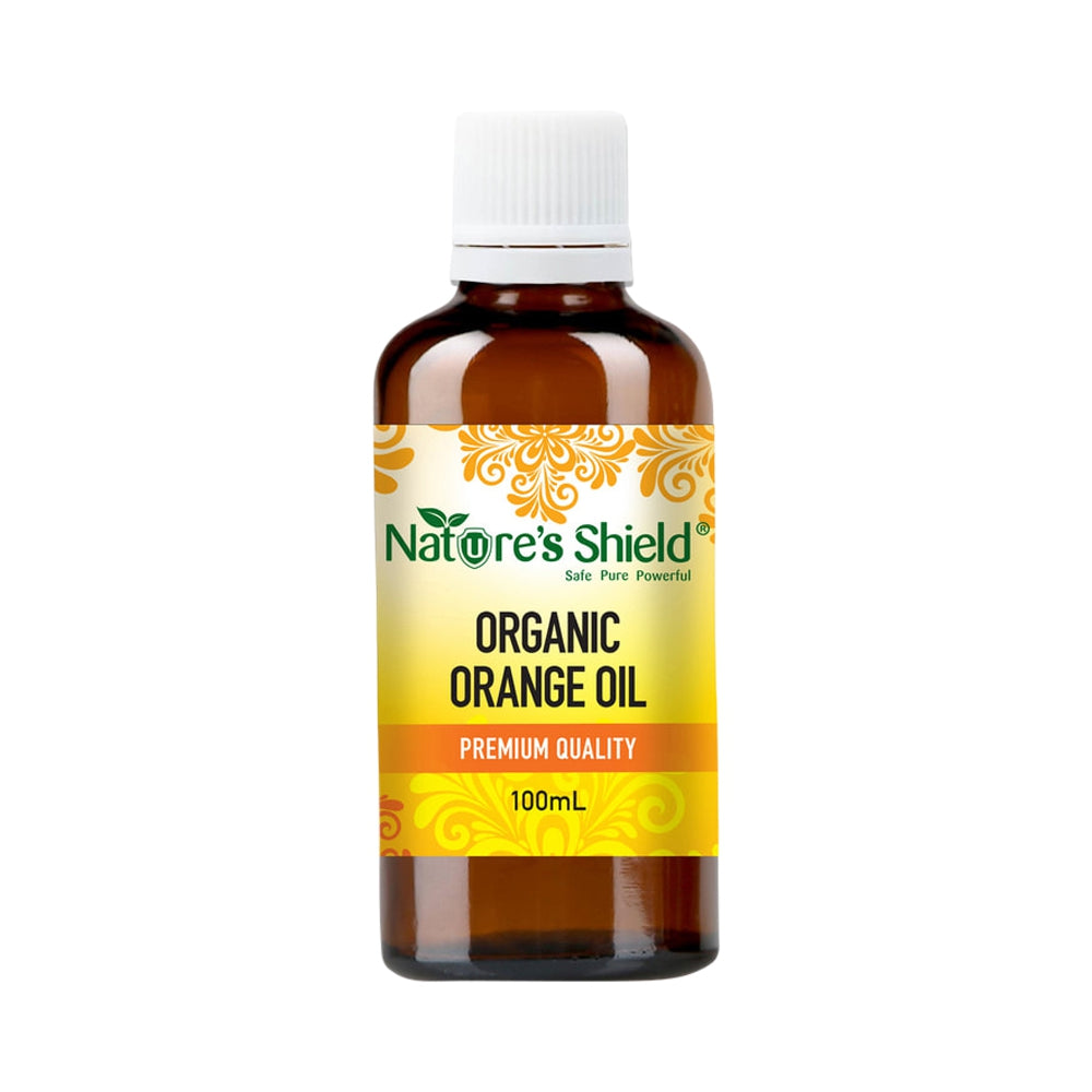 NATURES SHIELD ORGANIC ESSENTIAL OIL ORANGE 100ML