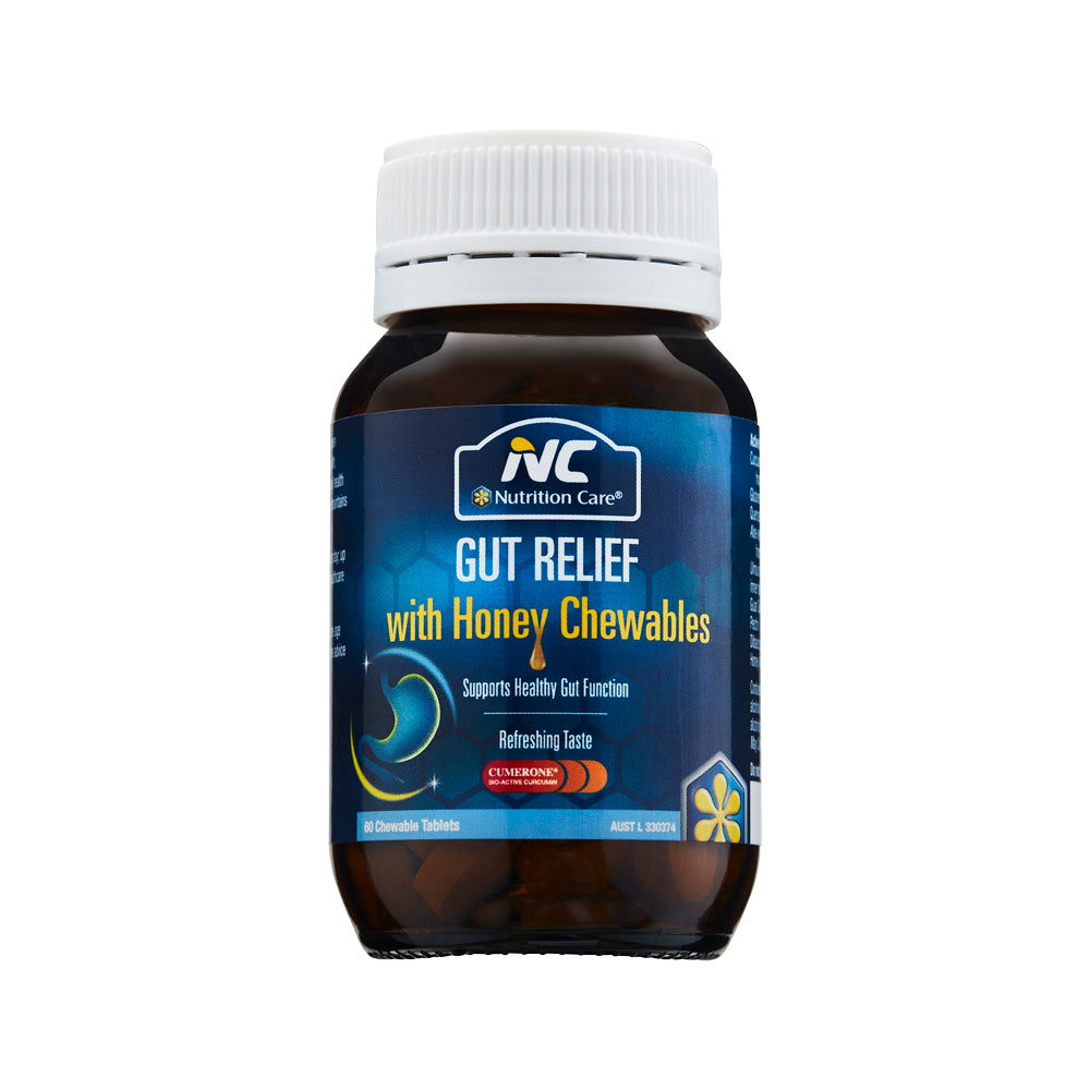 NC by Nutrition Care Gut Relief with Honey Chewables 60t