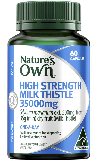 NATURES OWN CAP HIGH STRENGTH MILK THISTLE 35000MG