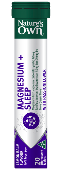 NATURES OWN EFF TAB MAGNESIUM PLUS SLEEP LEMON BALM